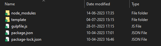 Gulp installed
